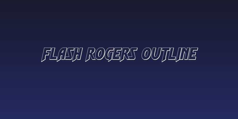 Flash Rogers Outline Social Header