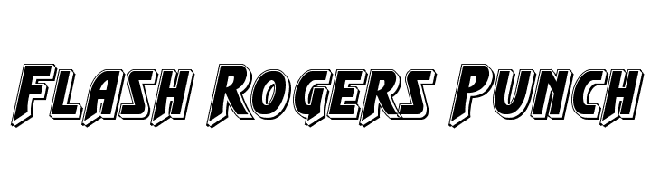 Flash Rogers Punch  baixar fontes gratis