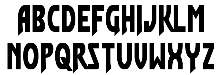 Flash Rogers Straight Condensed Font LOWERCASE
