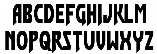 Flash Rogers Straight Condensed Fonte MINÚSCULAS
