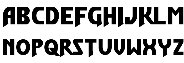 Flash Rogers Straight Expanded Font LOWERCASE