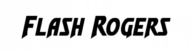 Flash Rogers  フリーフォントのダウンロード