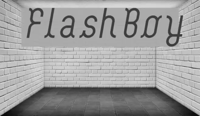 FlashBoy Font examples