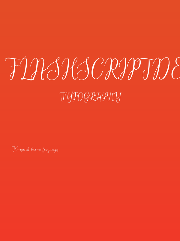 FlashScriptDEMO Poster