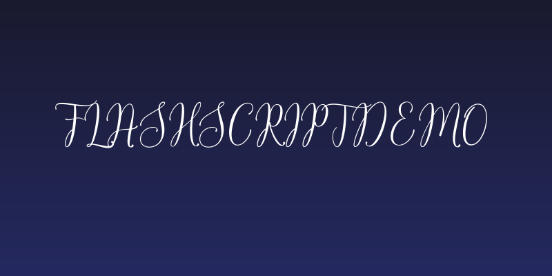 FlashScriptDEMO Social Header