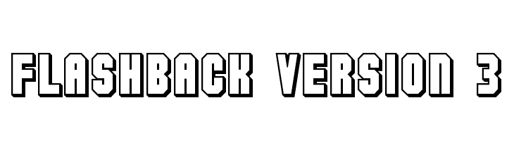 Flashback version 3 Font