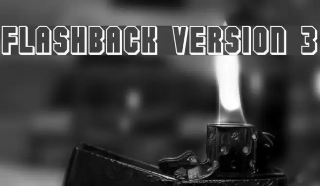 Flashback version 3 フォント examples