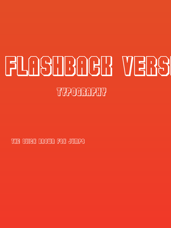 Flashback version 3 Poster