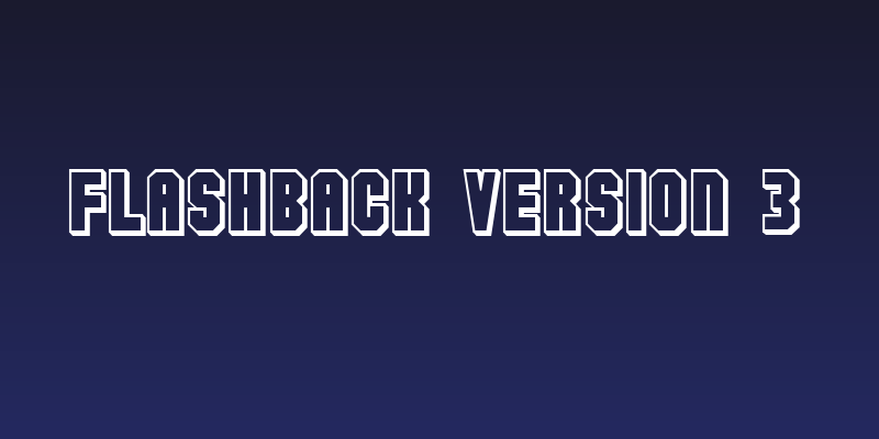 Flashback version 3 Social Header