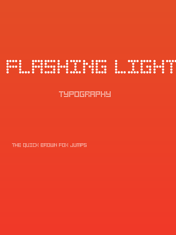 Flashing Lights Poster