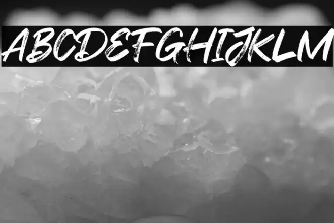 Flashing Font examples