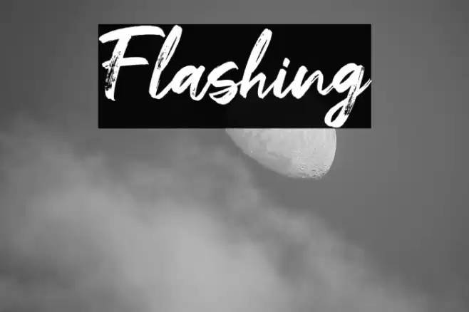 Flashing Font examples