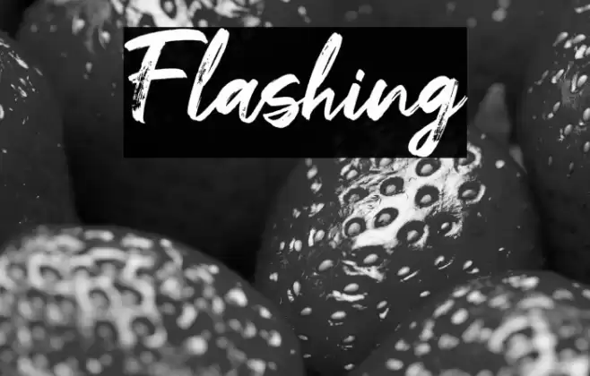 Flashing Font examples