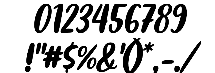 FlashonSaturdayNight-Italic Font OTHER CHARS