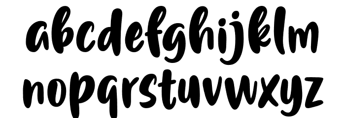 FlashonSaturdayNight Font LOWERCASE