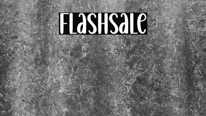 Flashsale Example 2