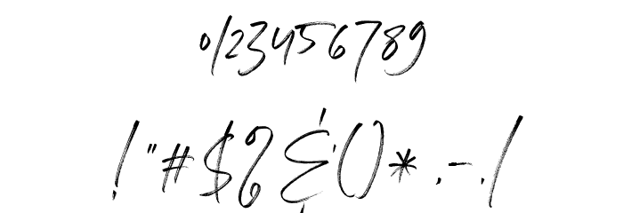 Flassty Demo Font OTHER CHARS