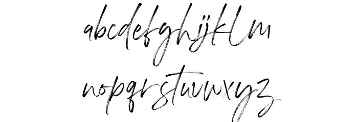 Flassty Demo Font LOWERCASE
