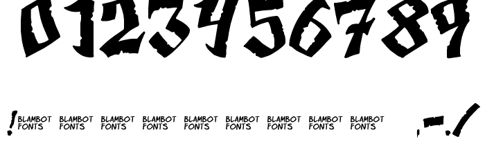 Flat Earth Scribe Font OTHER CHARS