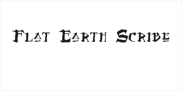 Flat Earth Scribe Logo
