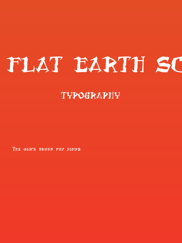 Flat Earth Scribe Poster