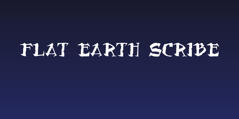Flat Earth Scribe Social Header