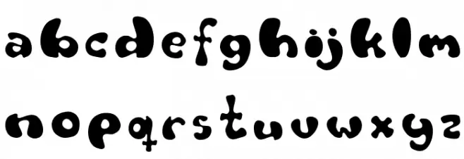 Flat tyre फ़ॉन्ट लोअरकेस