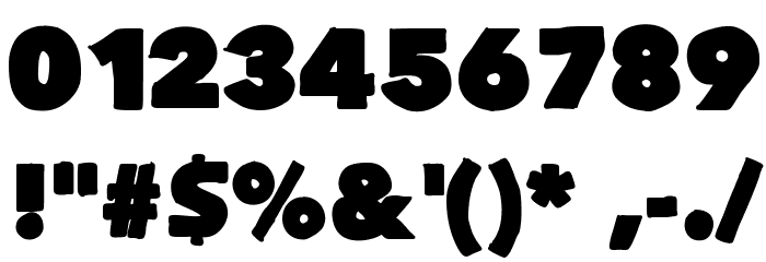 FlatBread Font OTHER CHARS