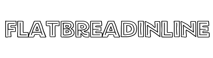 FlatBreadInline  Скачать бесплатные шрифты