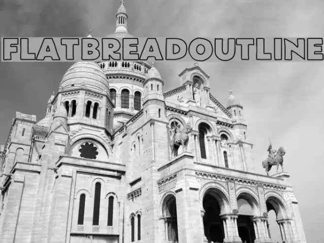 FlatBreadOutline フォント examples