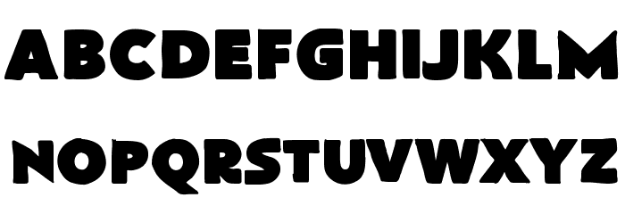 FlatBread Font LOWERCASE