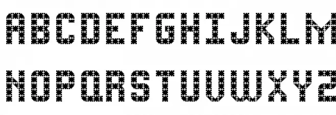 FlatPack Font UPPERCASE