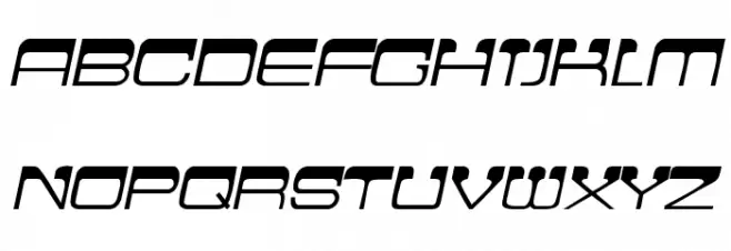 FlatTopSCapsSSK Italic Schriftart Groß