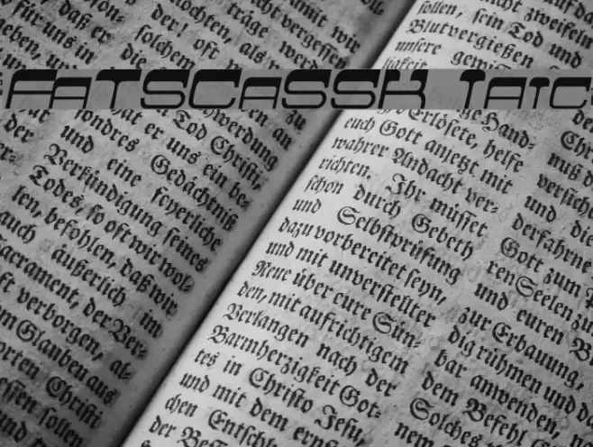 FlatTopSCapsSSK Italic Font examples