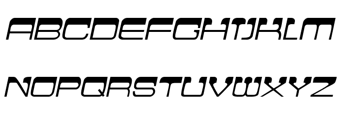 FlatTopSCapsSSK Italic Font LOWERCASE
