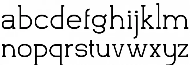 Flatform Light 字体 小写