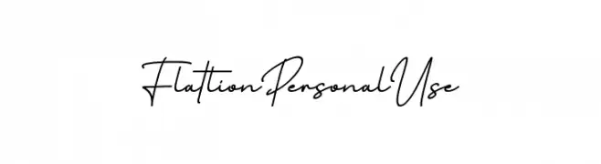 Flatlion Personal Use  baixar fontes gratis