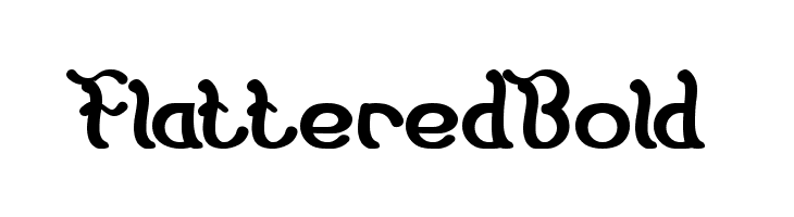Flattered Bold  Descarca Fonturi Gratis
