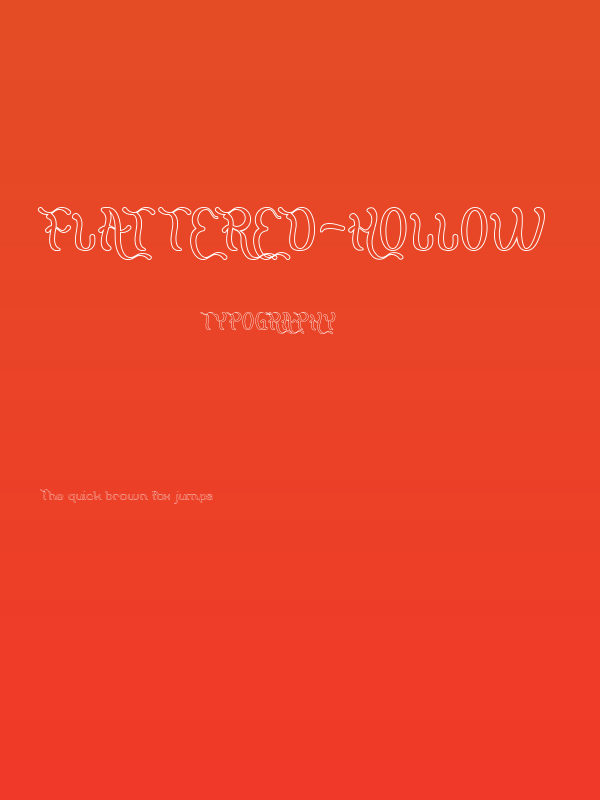 Flattered-Hollow Poster