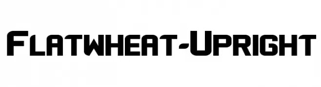 Flatwheat-Upright  Fuentes Gratis Descargar