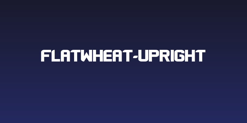 Flatwheat-Upright Social Header