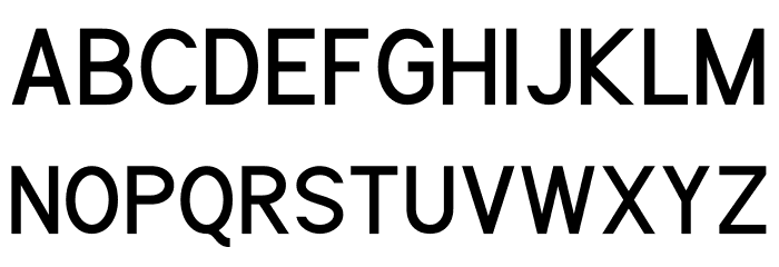 Flaunters Font Litere mari
