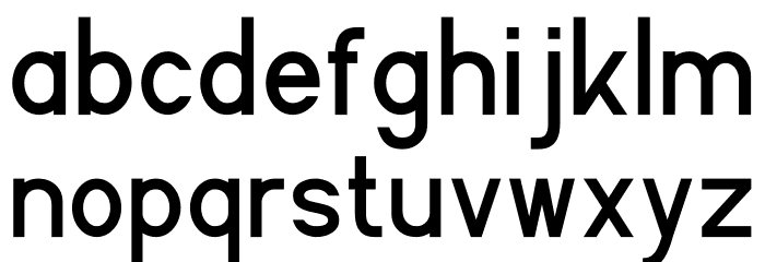 Flaunters Font LOWERCASE