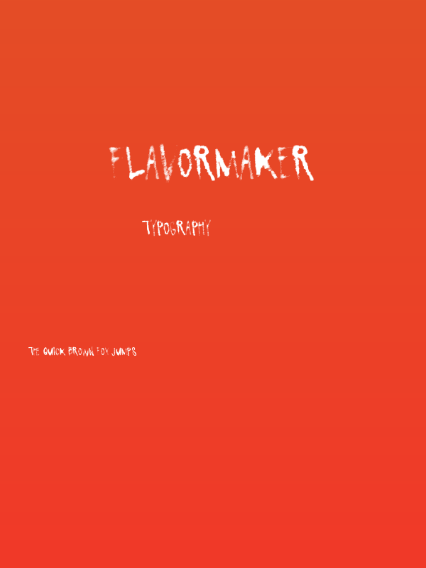 FlavorMaker Poster