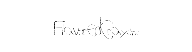 FlavoredCrayons  免费字体下载