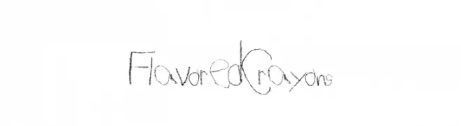 FlavoredCrayons  font caratteri gratis