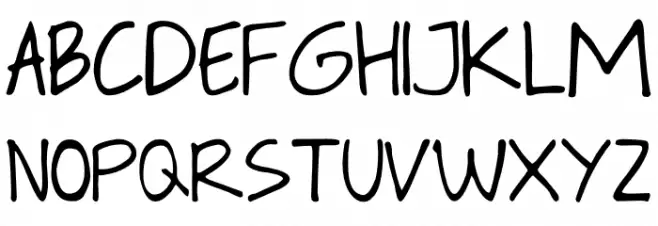 Flavors Heart Font UPPERCASE