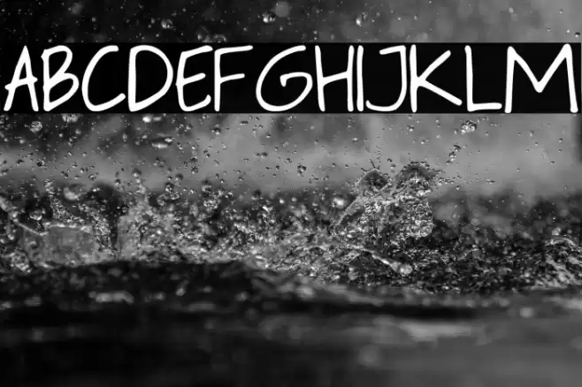 Flavors Heart Font examples