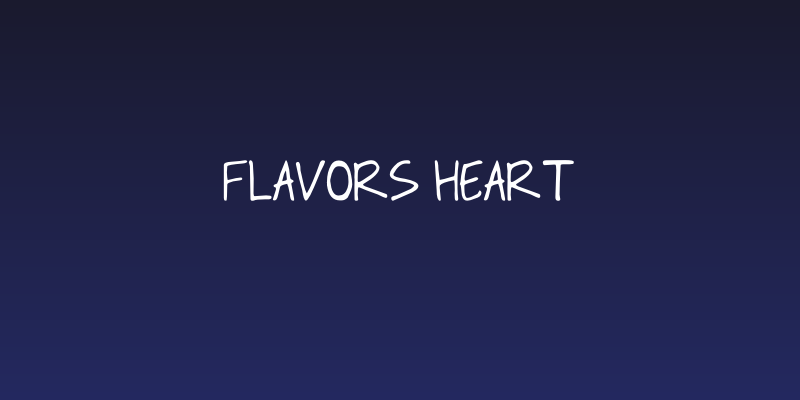 Flavors Heart Social Header
