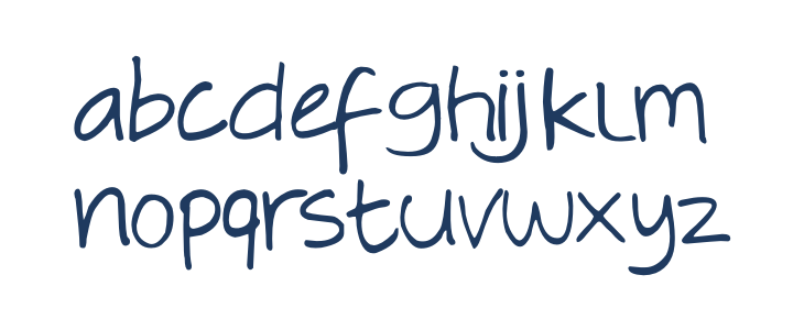 Flavors Heart Lowercase